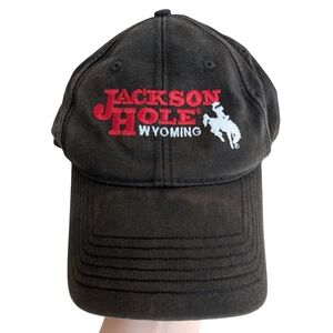 Vintage Jackson Hole Wyoming Black‎ Baseball Hat